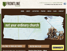 Tablet Screenshot of frontlineglenwood.com